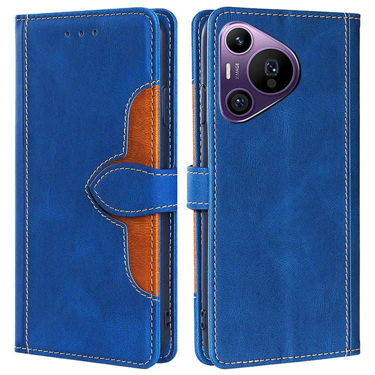 For Huawei Pura 70 Pro / Pura 70 Pro+ Case Horizontal Flip PU Leather Cover Mobile Phone Accessories - Blue