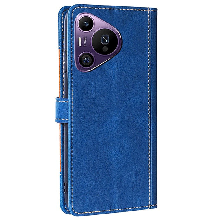 For Huawei Pura 70 Pro / Pura 70 Pro+ Case Horizontal Flip PU Leather Cover Mobile Phone Accessories - Blue