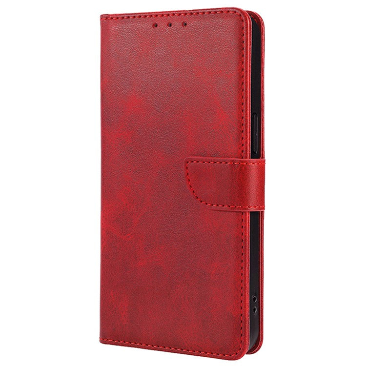 For Huawei Pura 70 Ultra Case Drop Resistant Calf Texture Leather Phone Cover - Red