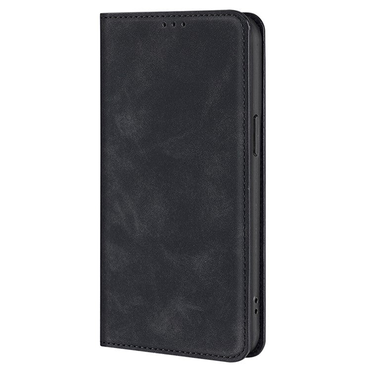 For Huawei Pura 70 Pro / Pura 70 Pro+ Case Skin-Touch PU Leather+TPU Card Slots Phone Cover - Black