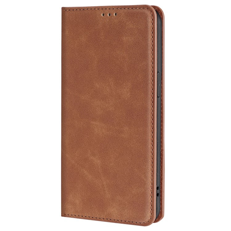 For Huawei Pura 70 Pro / Pura 70 Pro+ Case Skin-Touch PU Leather+TPU Card Slots Phone Cover - Light Brown