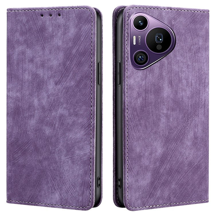 For Huawei Pura 70 Pro / 70 Pro+ Case RFID Blocking Leather Wholesale Phone Cases - Purple