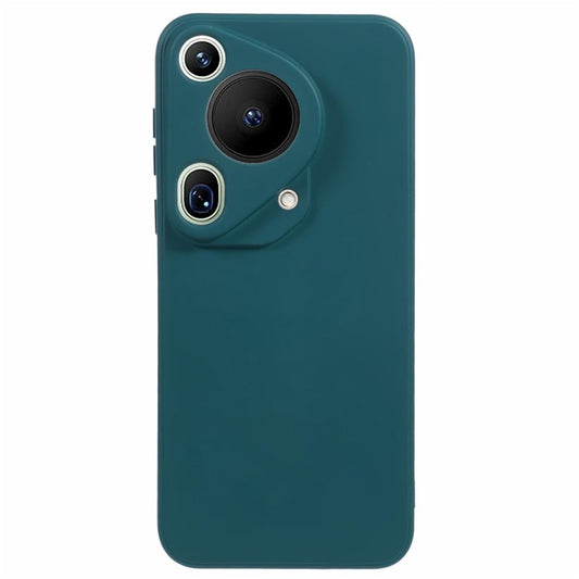 For Huawei Pura 70 Ultra Case Anti-Scratch Fiber Lining TPU Phone Cover - Army Green