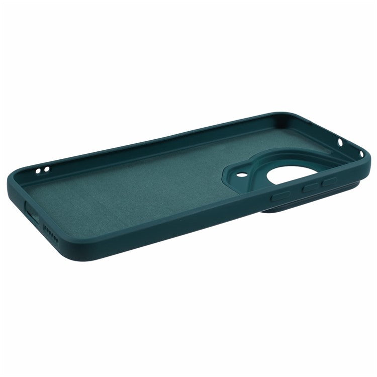 For Huawei Pura 70 Ultra Case Anti-Scratch Fiber Lining TPU Phone Cover - Army Green