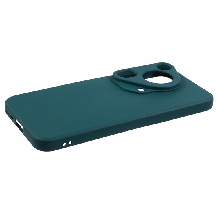 For Huawei Pura 70 Ultra Case Anti-Scratch Fiber Lining TPU Phone Cover - Army Green