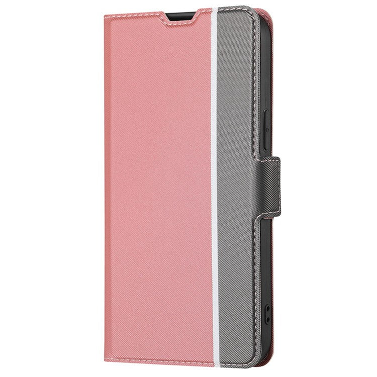 For Huawei Pura 70 Ultra Phone Ultra Case Anti-Scratch Twill Texture Leather Folio Flip Cover - Pink