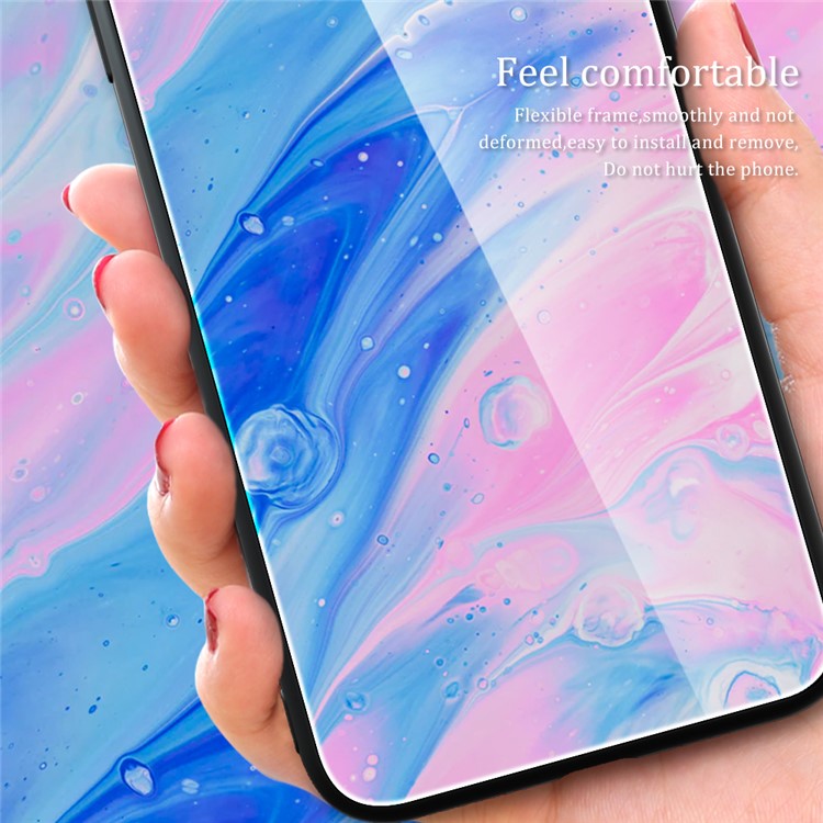 For Huawei Pura 70 Ultra Case Marble Pattern Tempered Glass+PC+TPU Phone Cover - DL02