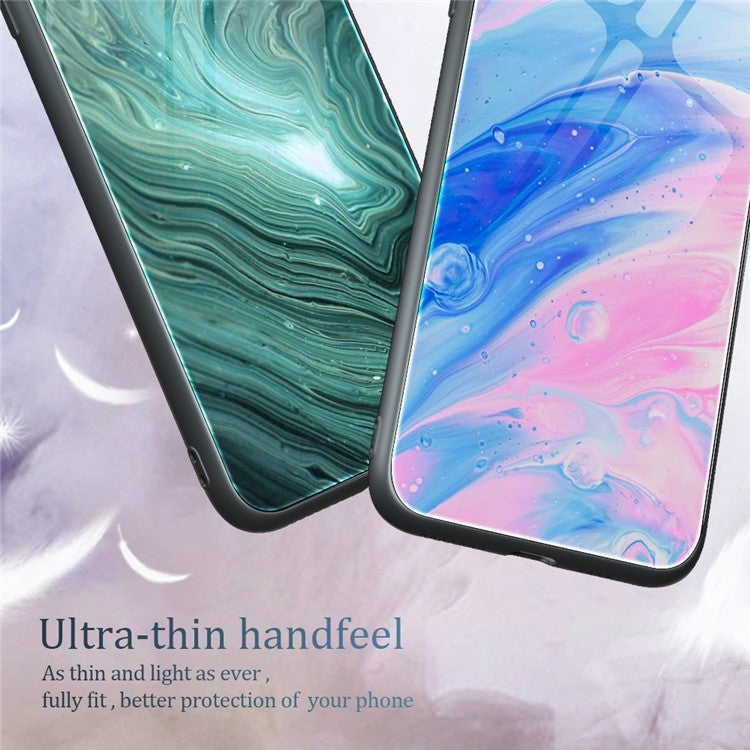 For Huawei Pura 70 Ultra Case Marble Pattern Tempered Glass+PC+TPU Phone Cover - DL02