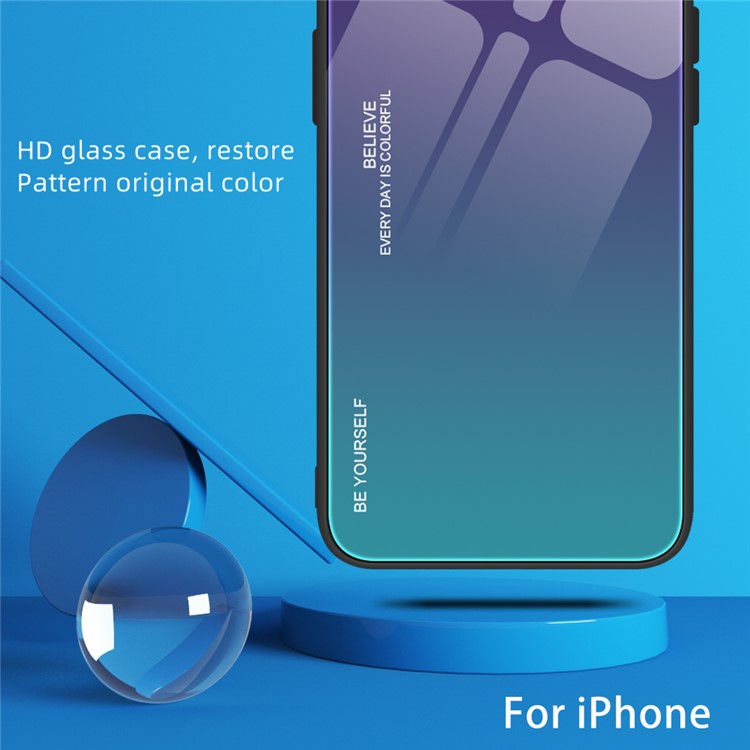 For Huawei Pura 70 Pro / 70 Pro+ Case Anti-Scratch Tempered Glass+PC+TPU Phone Shell - Blue / Black