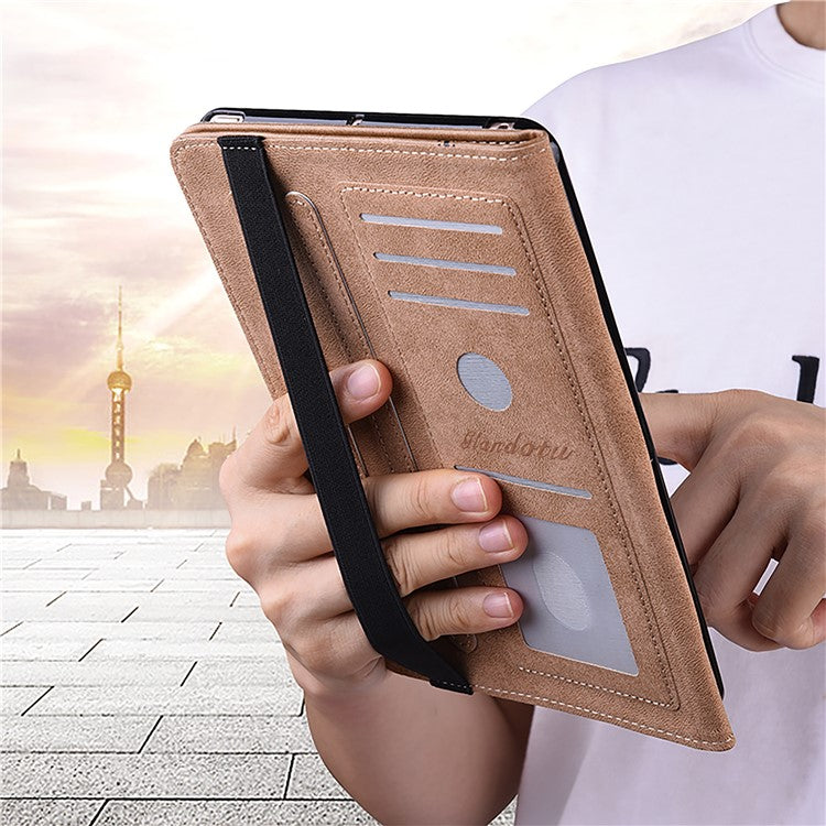 For Samsung Galaxy Tab S10+ / S9+ / S9 FE+ Case Pattern Printing PU Leather Tablet Cover with Stand Function - Couple Lions