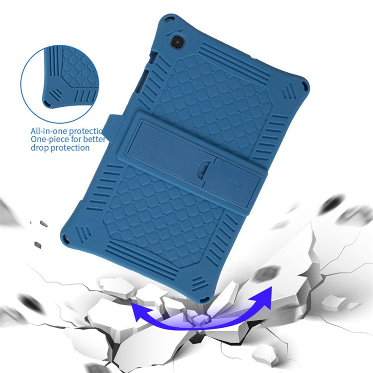 For Samsung Galaxy Tab S6 Lite (2020) / (2022) / (2024) Case PC+Silicone Tablet Cover with Stylus - Indigo