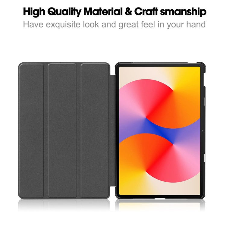 For Huawei MatePad SE 11 Stand Case Shockproof Leather Tablet Cover - Rose Gold