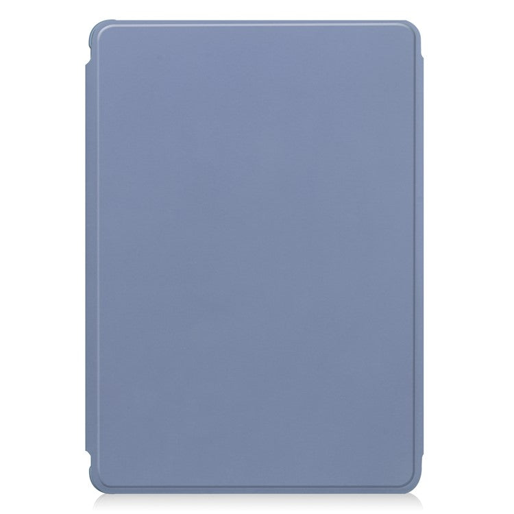 For Samsung Galaxy Tab S10 Plus Case 360° Rotary Stand PU Leather+Acrylic Tablet Cover (Without Keyboard) - Purple