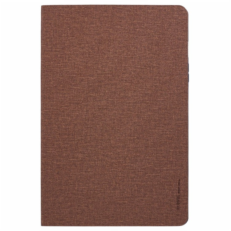 X-LEVEL For Samsung	Galaxy Tab S9 X710, X716B, X718U / Tab S9 FE Case Cloth Texture Leather Tablet Cover - Brown