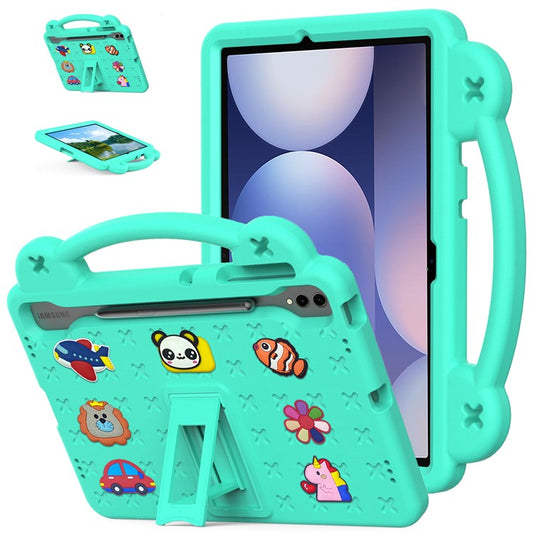 For Samsung Galaxy Tab S10+ / S9+ / S9 FE+ Case Kids EVA Tablet Cover - Green