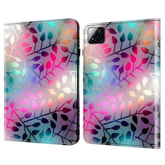 For Xiaomi Pad 7 / 7 Pro Case Flip Stand Leather Tablet Cover Pattern Printed - Maple Leaf