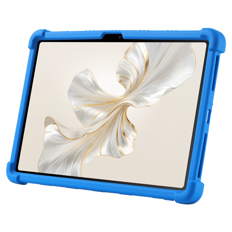 For Honor Pad 9 Pro / Pad V8 Pro Silicone Case with Kickstand Rugged Protective Cover - Baby Blue