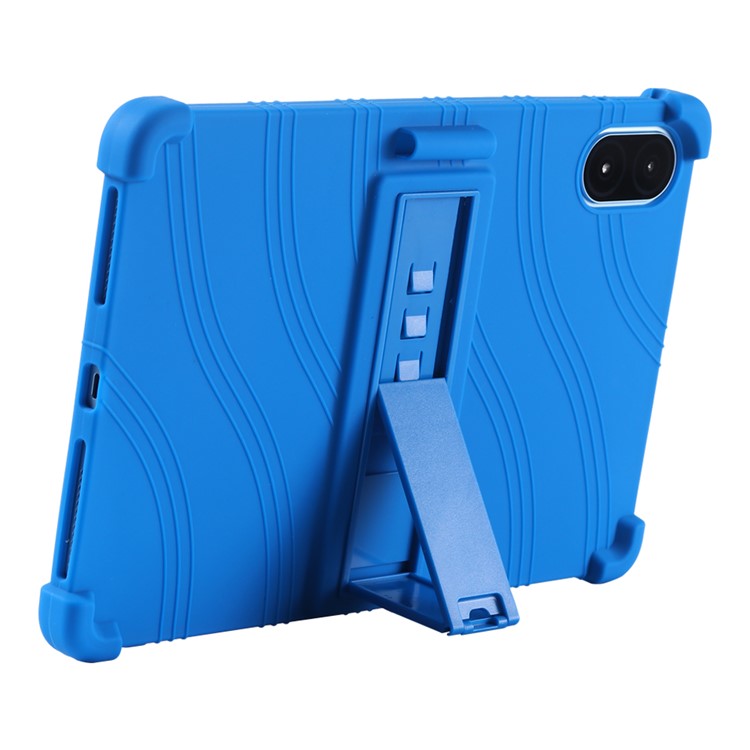 For Honor Pad 9 Pro / Pad V8 Pro Silicone Case with Kickstand Rugged Protective Cover - Baby Blue