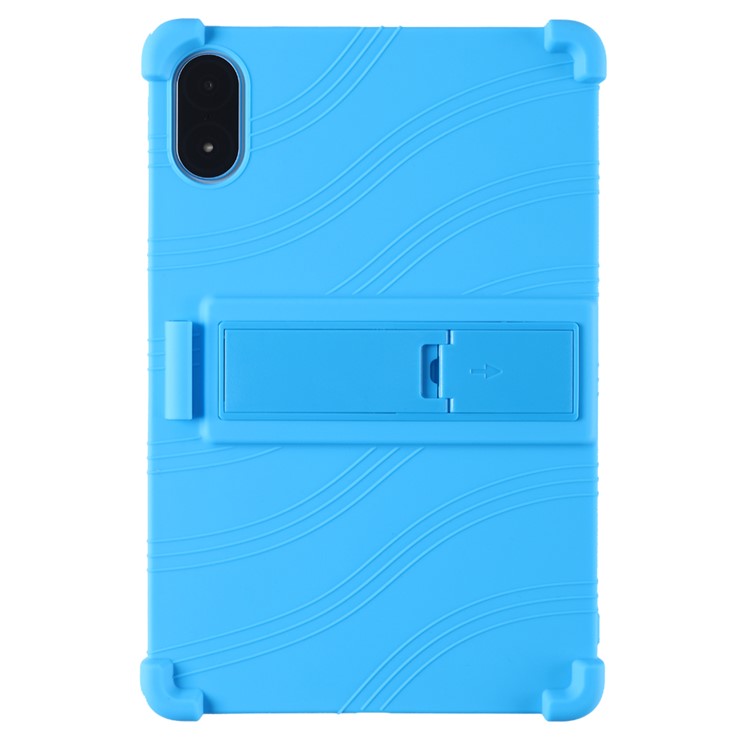 For Honor Pad 9 Pro / Pad V8 Pro Silicone Case with Kickstand Rugged Protective Cover - Baby Blue