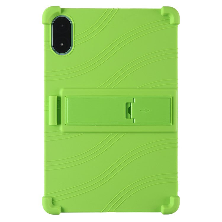 For Honor Pad 9 Pro / Pad V8 Pro Silicone Case with Kickstand Rugged Protective Cover - Green