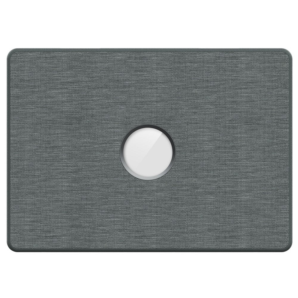 Laptop Case for MacBook Pro 14 inch (2024) / (2023) / (2021) A2442 / A2779 / A2918 A2992  / A3112 A3185 A3401 Kickstand Cover with Logo View - Grey