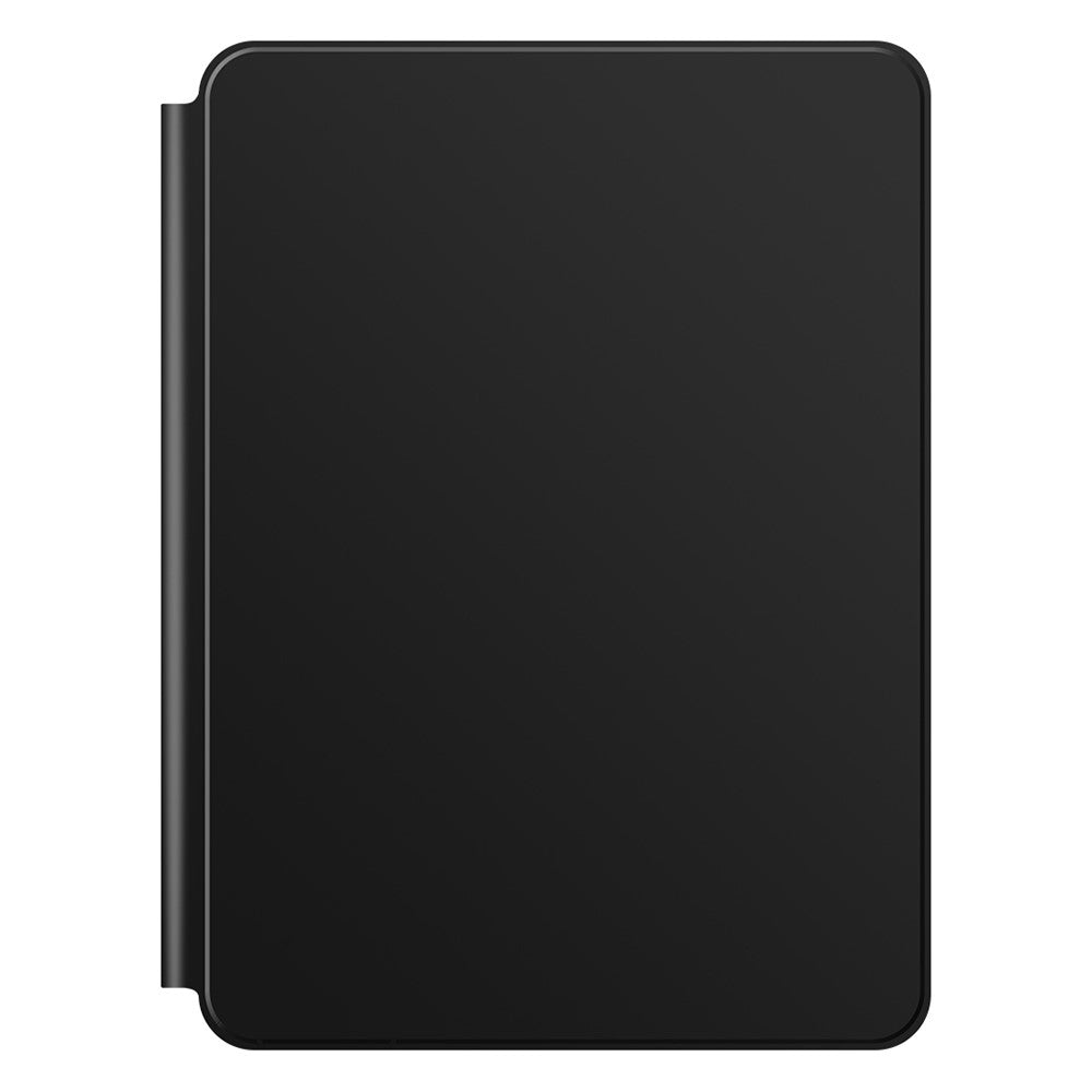 For iPad Pro 11 (2024) Smart Pogo Pin Direct Connection Keyboard (Russian Layout) + Leather Tablet Case