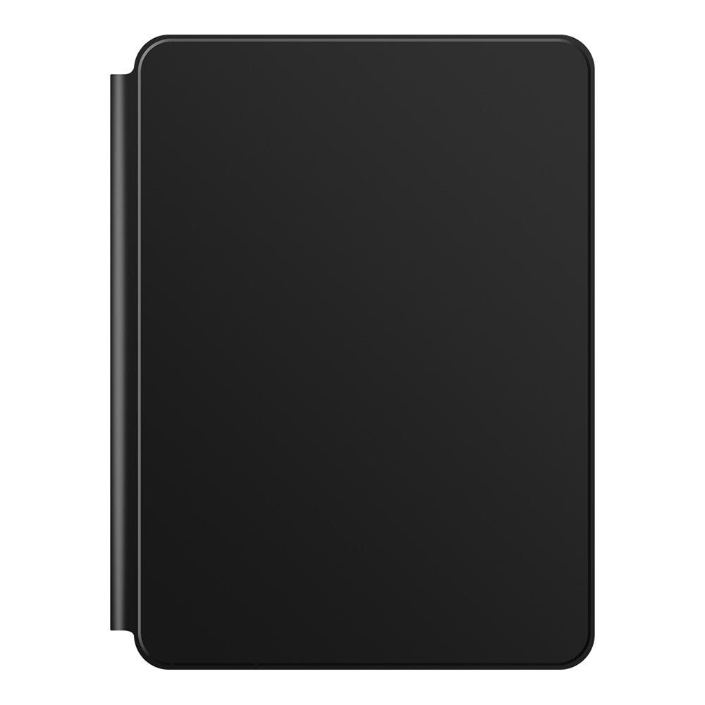 For iPad Pro 13 (2024) Smart Pogo Pin Direct Connection Keyboard (Arabic Layout) + Leather Tablet Case