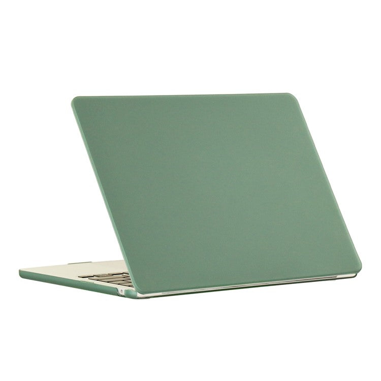 For MacBook Air 13 inch (2025) / (2024) A3113 M3 / (2022) A2681 Matte Finish Protective Laptop Cover Hard PC Notebook Case - Midnight Green