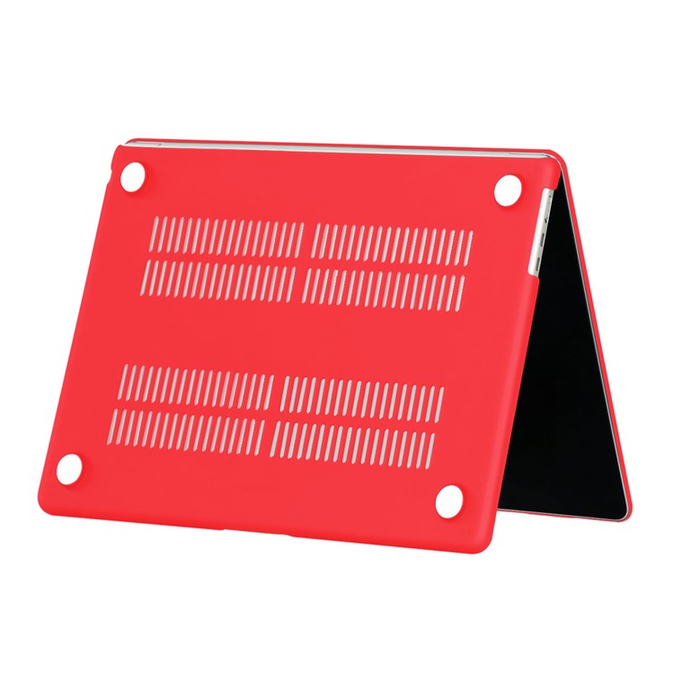 For MacBook Air 13 inch (2025) / (2024) A3113 M3 / (2022) A2681 Matte Finish Protective Laptop Cover Hard PC Notebook Case - Red