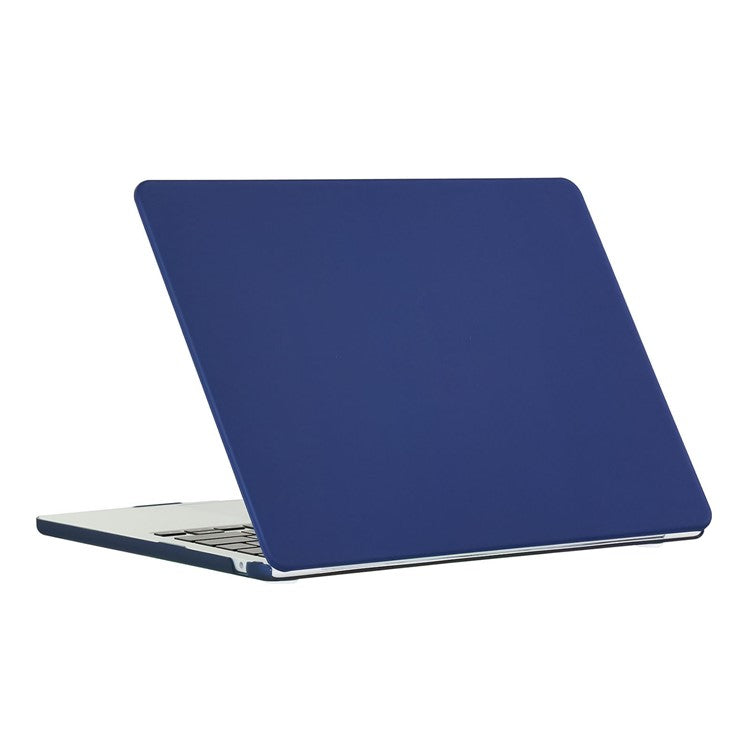 For MacBook Air 13 inch (2025) / (2024) A3113 M3 / (2022) A2681 Matte Finish Protective Laptop Cover Hard PC Notebook Case - Peony Blue