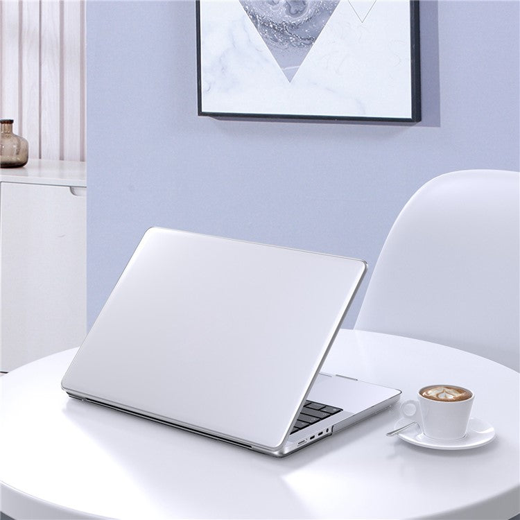 LENTION For MacBook Pro 14 inch (2024) (2023) (2021) Laptop PC Case Full Protection Transparent Notebook Sleeve Cover
