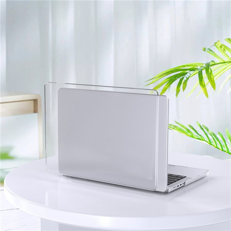 LENTION For MacBook Pro 16 inch (2024) (2023) (2021) Laptop Plastic Case Front and Back Transparent Protective Notebook Cover
