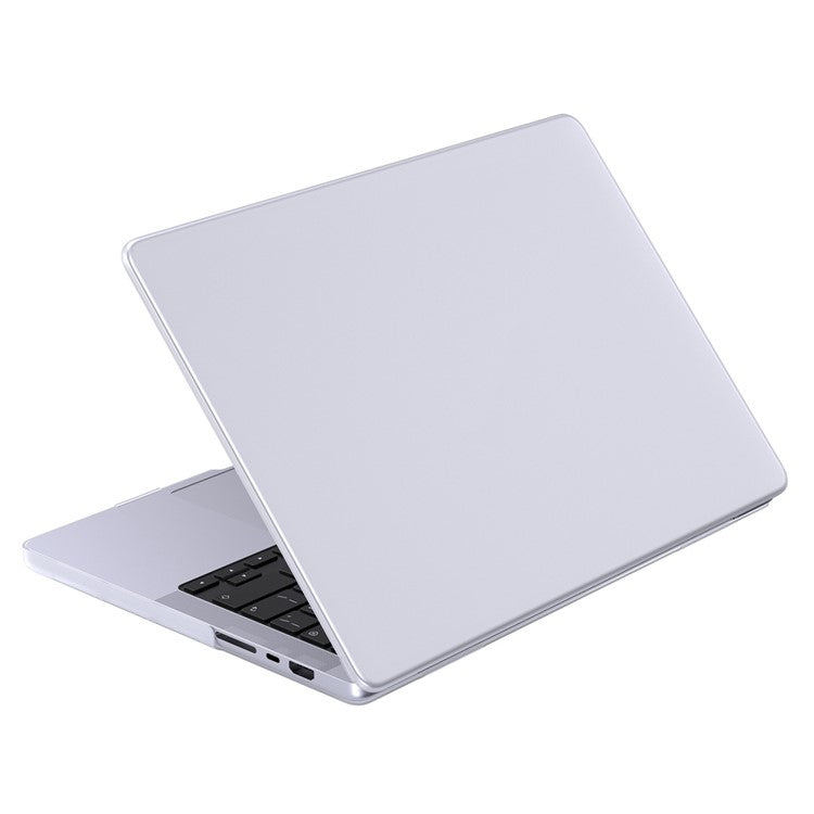 LENTION For MacBook Air 13 inch (2025) / (2024) / (2022) A2681 Hard PC Laptop Case Anti-Scratch Matte Notebook Protective Cover - Transparent White