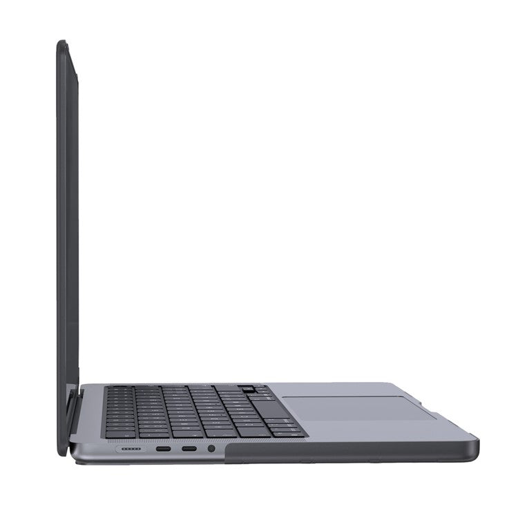 LENTION For MacBook Pro 16 inch (2024) (2023) (2021) Hard PC Laptop Case Anti-Scratch Notebook Matte Protective Cover - Transparent Black