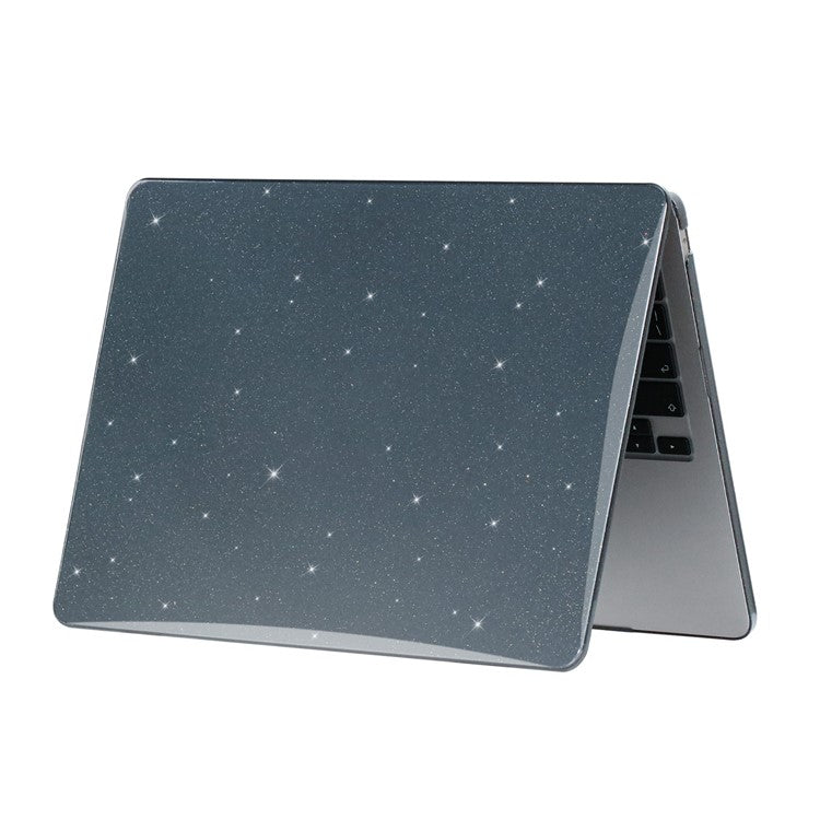 Protective Case for MacBook Air 13 inch (2025) / (2024) A3113 M3 / (2022) A2681 Hard PC Full Covering Starry Sky Design Laptops Shell - Black