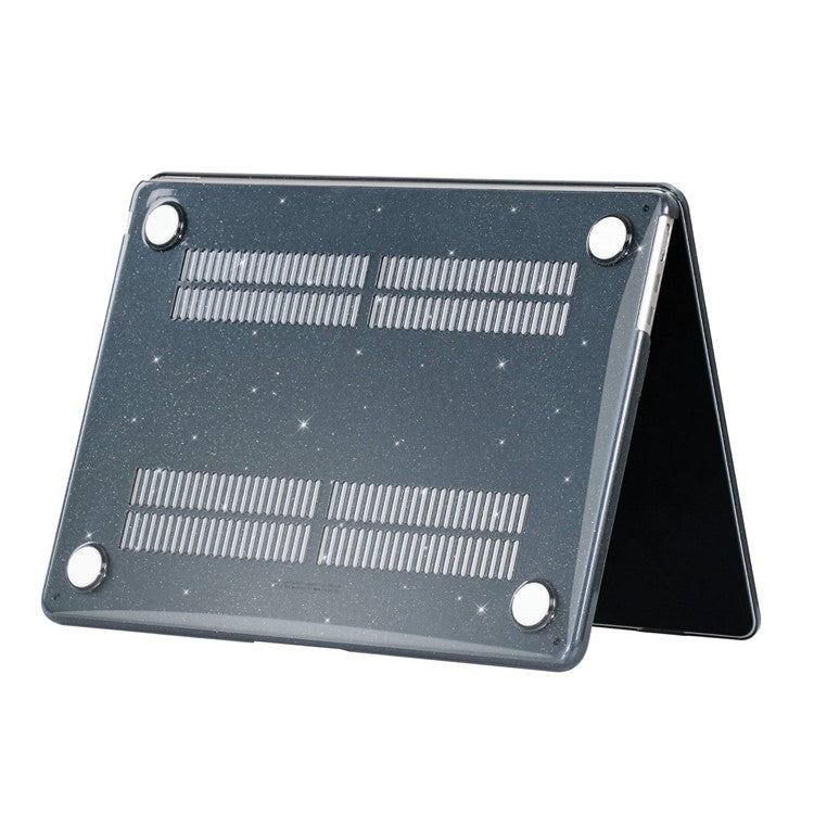 Protective Case for MacBook Air 13 inch (2025) / (2024) A3113 M3 / (2022) A2681 Hard PC Full Covering Starry Sky Design Laptops Shell - Black