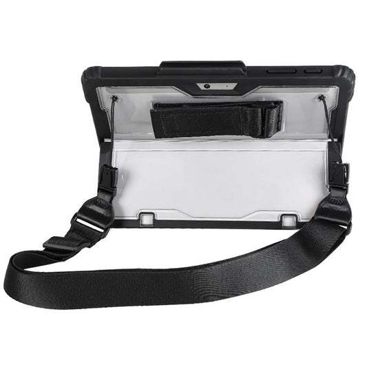 Protective Case for Microsoft Surface Pro 9 Acrylic + TPU Transparent Case Portable Anti-Fall Laptop Cover with Shoulder Strap / Pen Slot