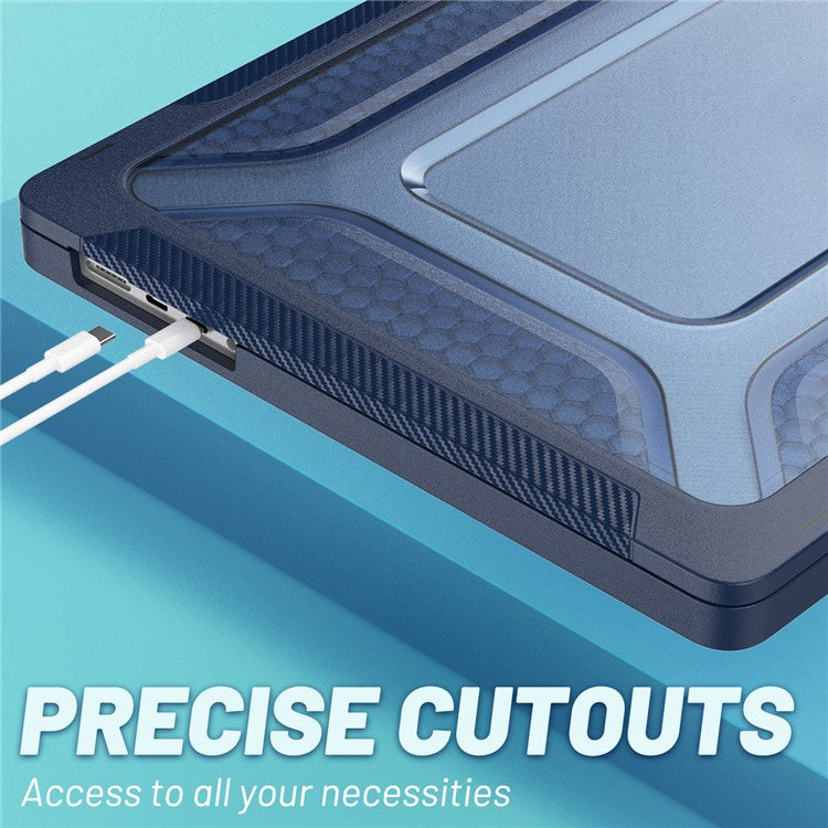 For MacBook Pro 16 inch (2024) (2023) (2021) A2485 M1 Pro / M1 Max Laptop Case Kickstand Hard PC Cover - Sapphire