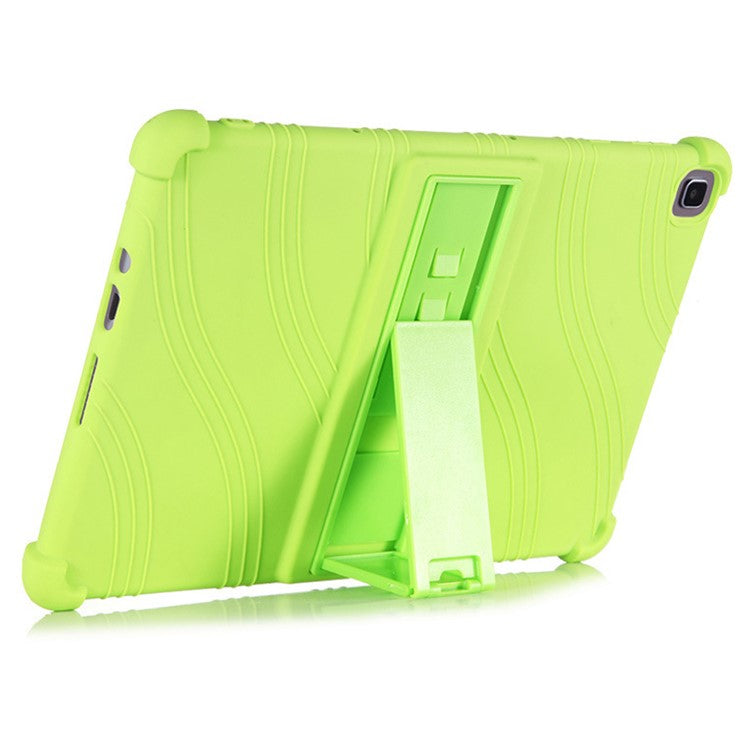 Soft Silicone Cover for Honor Pad 7 10.1-inch 2020, Tablet Protective Case with PC Kickstand Design - Green