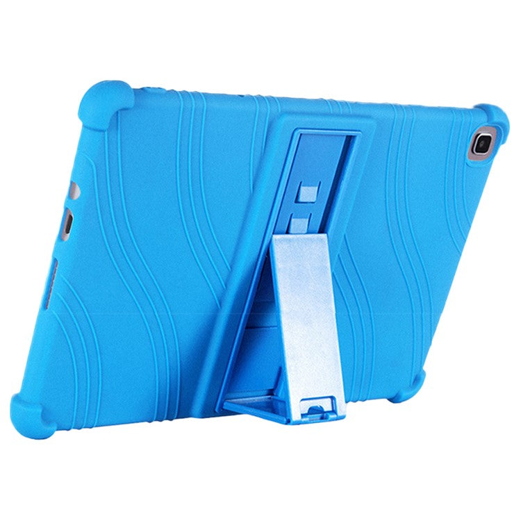 Soft Silicone Cover for Honor Pad 7 10.1-inch 2020, Tablet Protective Case with PC Kickstand Design - Dark Blue