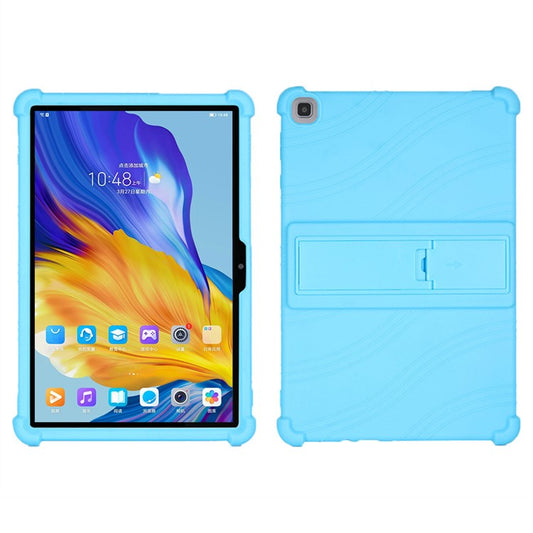 Soft Silicone Cover for Honor Pad 7 10.1-inch 2020, Tablet Protective Case with PC Kickstand Design - Sky Blue