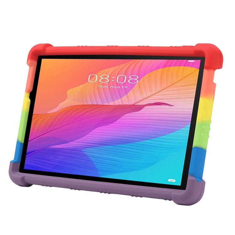 Protective Cover for Huawei MatePad T8 8-inch 2020 (KOB2-L09 / W09), Soft Silicone Tablet Case with PC Kickstand - Sky Blue
