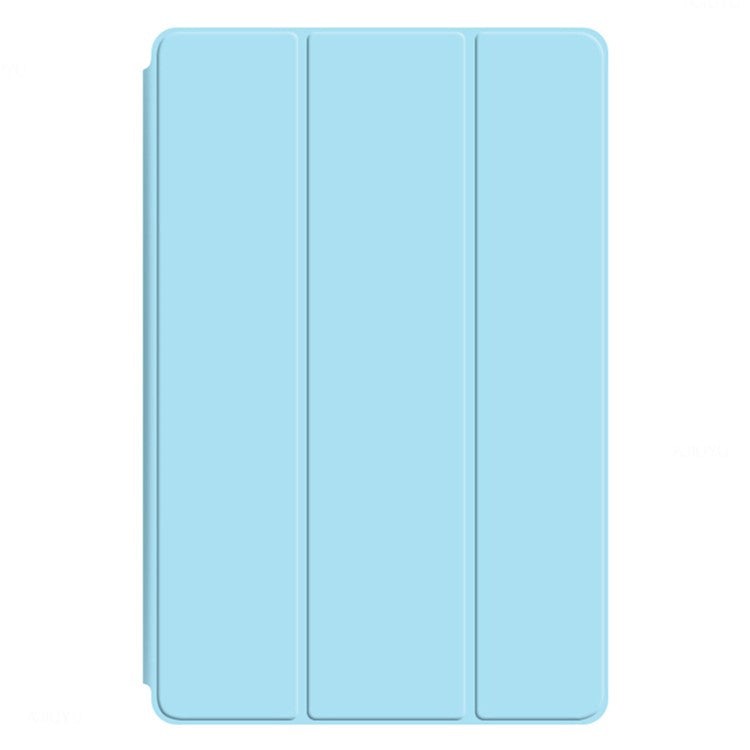 For Honor Pad V8 Pro 12.1-inch Tri-fold Stand Folio Tablet Case Protective Cover PU Leather Tablet Cover - Blue