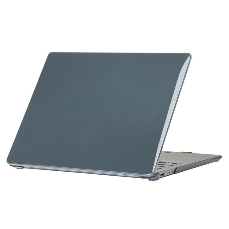 For Microsoft Surface Laptop 3 / 4 / 5 (1868 / 1951) Metal Keyboard Version Hard PC Crystal Protective Cover Shock Resistant Laptop Notebook Case - Black