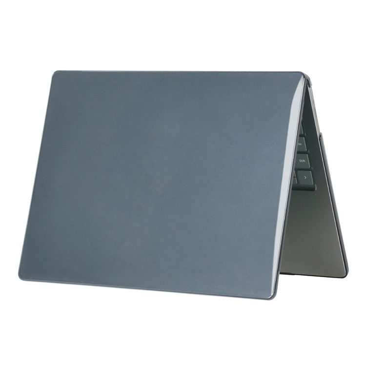 For Microsoft Surface Laptop 3 / 4 / 5 (1868 / 1951) Metal Keyboard Version Hard PC Crystal Protective Cover Shock Resistant Laptop Notebook Case - Black