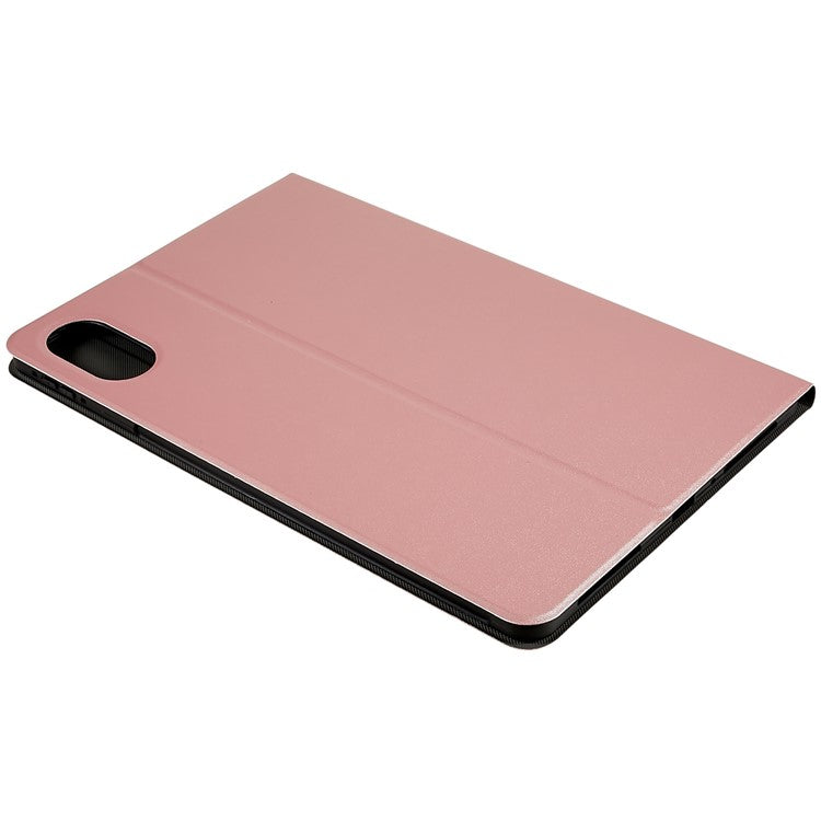 For Honor Pad V8 Pro Folding PU Leather Stand Shell Cover Full Body Protection Tablet Case - Rose Gold