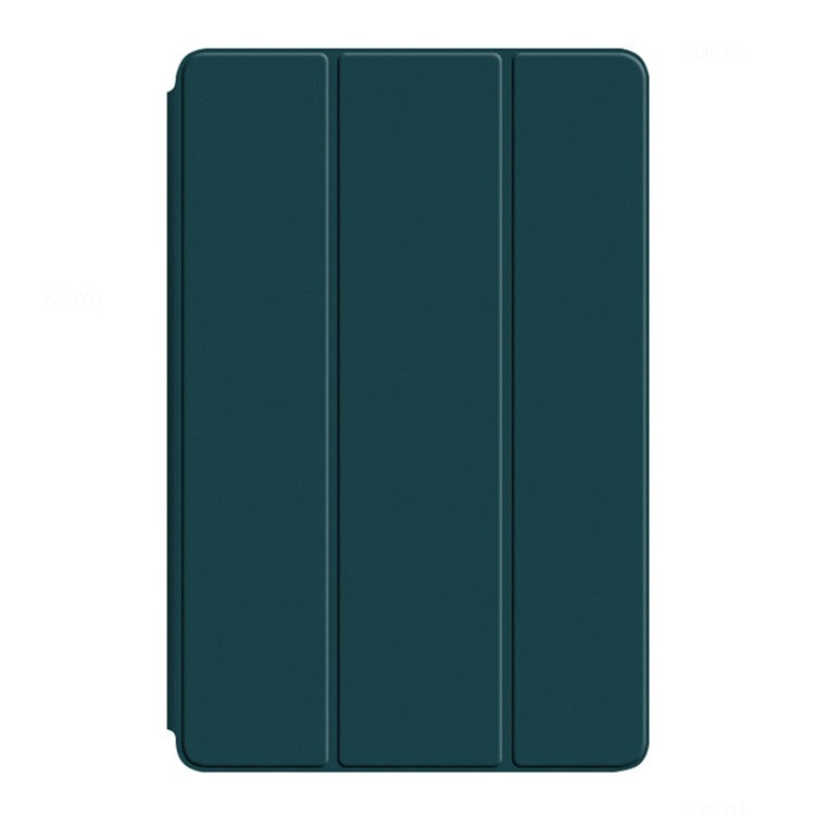 For Huawei MatePad SE 10.4-inch Tri-fold Stand Tablet Case PU Leather Protective Tablet Cover - Green