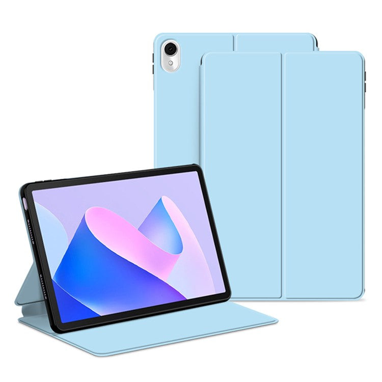 PU Leather Case for Huawei MatePad 11 (2023) Protective Flip Tablet Cover with Stand - Blue