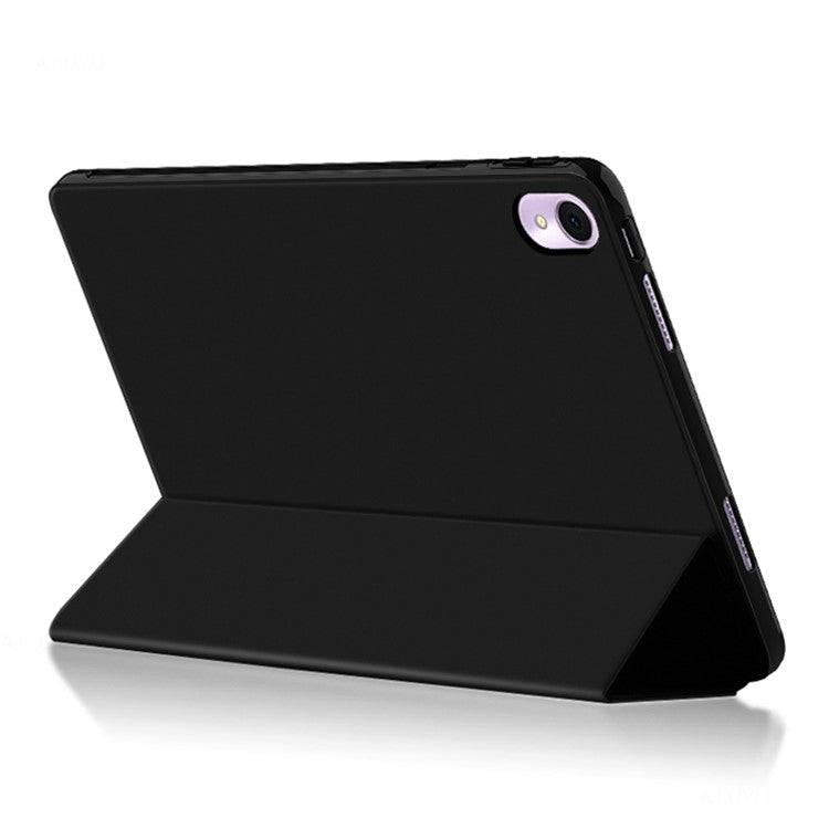 Tablet Case for Huawei MatePad 11 (2023) PU Leather TPU Trifold Stand Cover Protective Tablet Case - Black