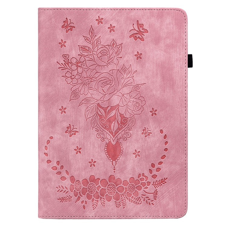 Anti-Scratch Tablet Cover For Honor Pad V8 Pro PU Leather Case Imprinted Design Stand Shell - Pink